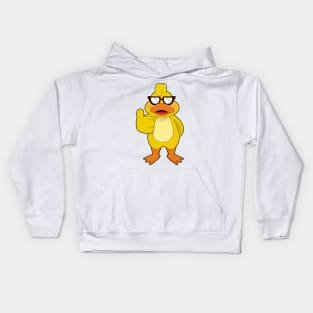 Duck Sunglasses Kids Hoodie